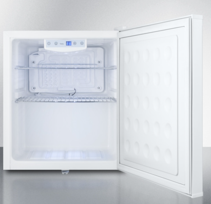 Summit Commercial - Compact All-refrigerator in white with digital thermostat - FFAR25L7