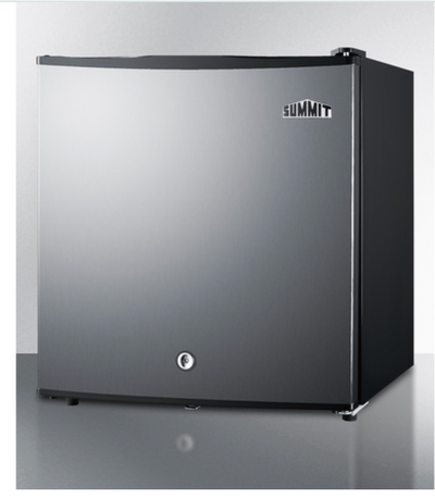 Summit - 18" Wide Compact Minibar with stainless steel door and front lock - MB42SS