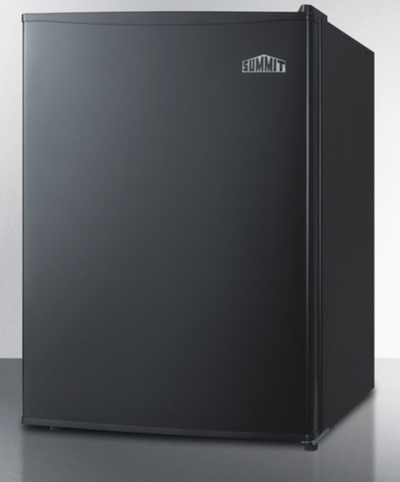 Summit - Compact Refrigerator w/ automatic defrost, glass shelves, and black exterior finish - FF29K