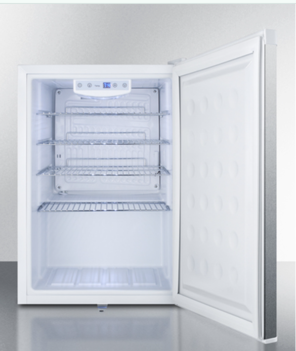 Summit Commercial - Built-in Compact all-refrigerator in stainless steel with digital thermostat - FF31L7BICSS