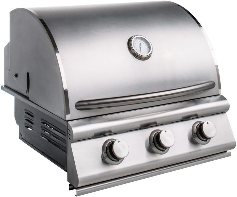 Premium Built-In 3 Burner Stainless Steel Bbq Grill Eloquence - 25BQR-Eloquence