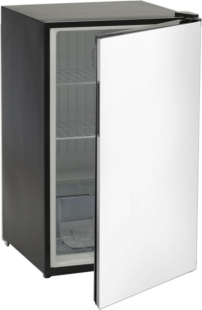 Bull Contemporary 20-Inch 4.5 Cu. Ft. Capacity Stainless Steel Compact Refrigerator with Recessed Handle- 11520