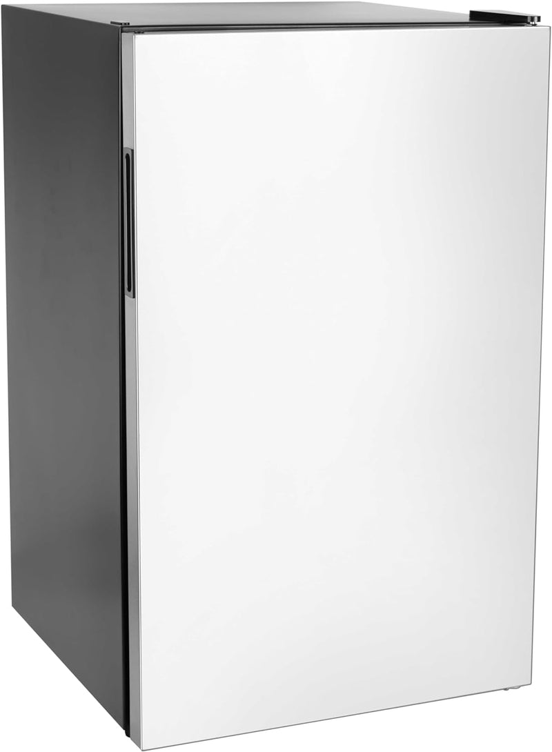 Bull Contemporary 20-Inch 4.5 Cu. Ft. Capacity Stainless Steel Compact Refrigerator with Recessed Handle- 11520