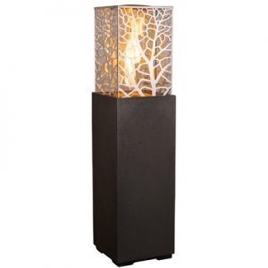 American Fyre Designs 16 Inch Square Magnolia Lantern, Smoke, Natural Gas- 716-SM-11-M1NC