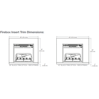 Dimplex Revillusion 40-inch Installation Trim