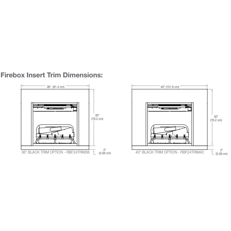 Dimplex Revillusion 40-inch Installation Trim