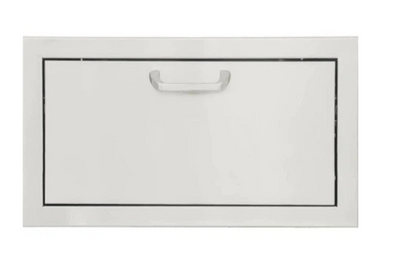 PCM BBQ-260-SV-1420 Single Access Door with Single Drawer and Trash Bin - PCKG1-BBQ-260-SV-1420