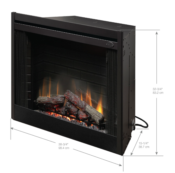 Dimplex 39-inch Deluxe Built In BF Series Electric Firebox- BF39DXP