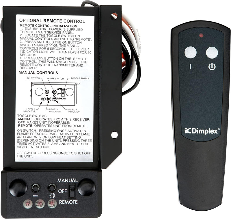 Dimplex 3-Stage Remote Control Kit For BF Fireboxes- X-BFRC-KIT