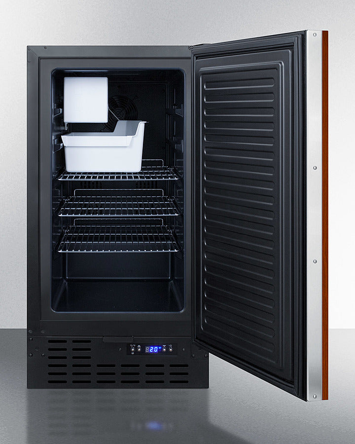 Summit 18" 8 lb. Drain-Free Icemaker, ADA Compliant (Panel Not Included) - BIM18IFADA