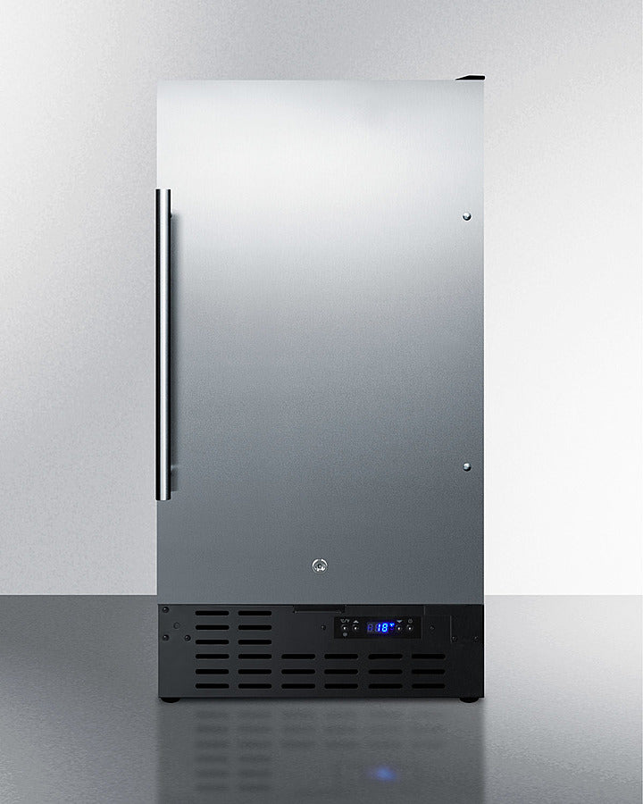 Summit 18" 8 lb. Drain-Free Icemaker, ADA Compliant - BIM18SSADA