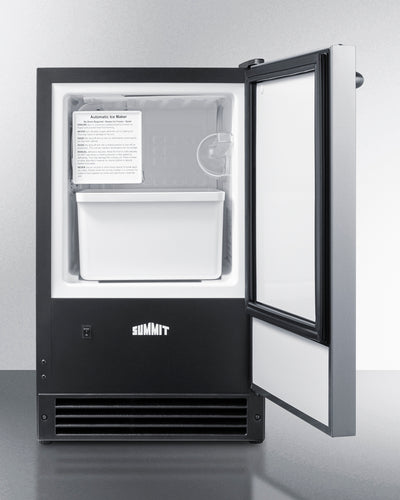 Summit 15 lb. Drain-Free Built-in Icemaker - BIM26