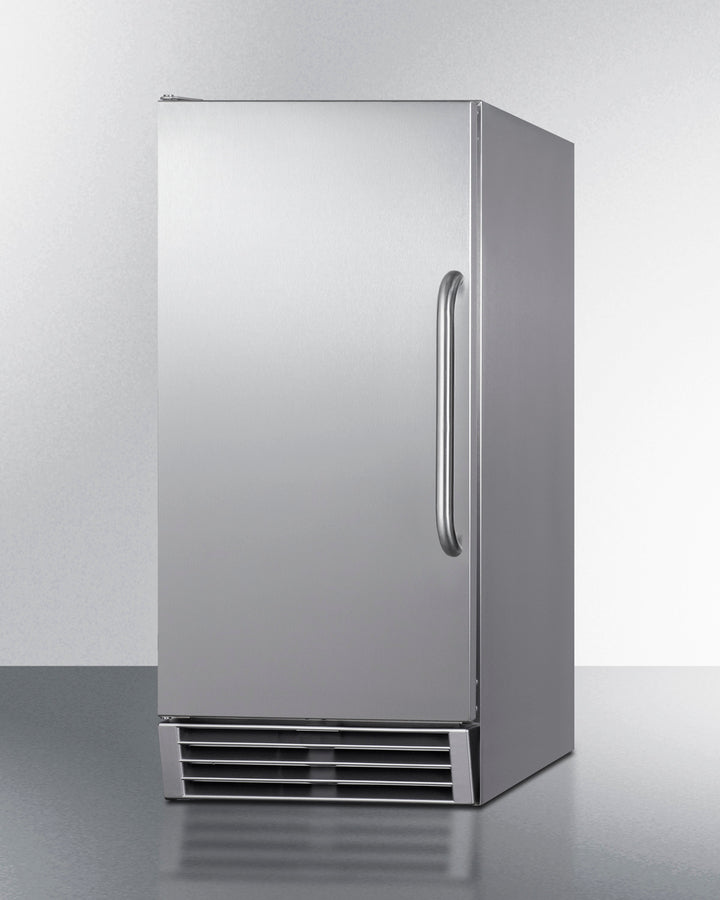 Summit 50 lb. ADA Compliant Commercial Icemaker with Reversible Handle Door in Stainless Steel 14.75" - BIM44GCSSADARHD