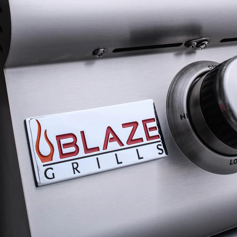 Blaze LTE 5 burner 40" Grill Package, Door, Side burner, Trash Drawer, Fridge NG - BLZ5LTENGPCKG5PCNG