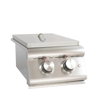 Blaze LTE 5 burner 40" Grill Package, Door, Side burner, Trash Drawer, Fridge NG - BLZ5LTENGPCKG5PCNG