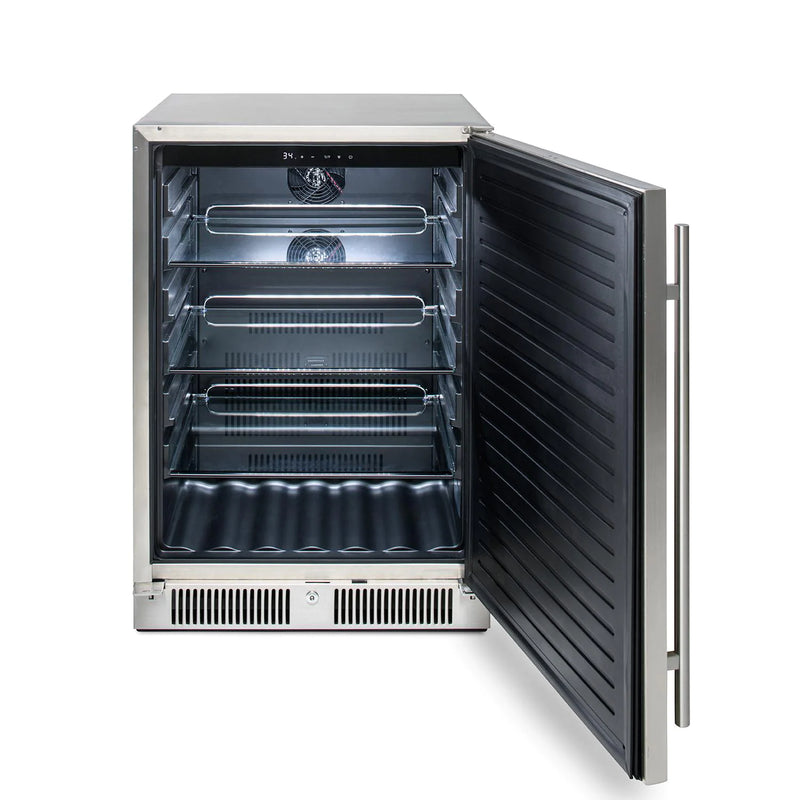 Blaze 3 Pro Burner Grill Package w/ Cover, Trash Drawer, Door, Refrigerator NG - BLZ3PRO5PCKGNG