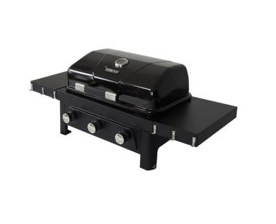 Brand-Man - The Bronco2- 3-Burner Portable Liquid Propane Gas Grill - BMBRON2-3B