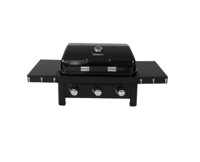 Brand-Man - The Bronco2- 3-Burner Portable Liquid Propane Gas Grill - BMBRON2-3B