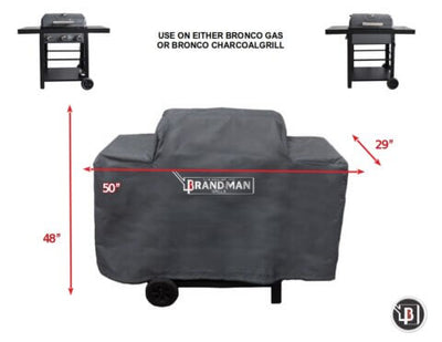 Brand-Man - For Bronco2 - 3 Burner Grill Cover - BRONCO2-COV