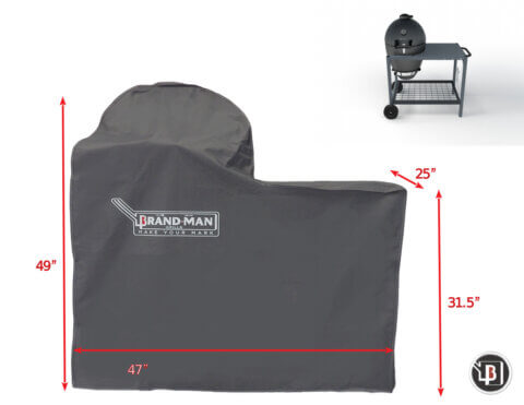 Brand-Man -Rodeo Deluxe Gray Grill Cover For Rodeo Deluxe - RODEODLX-COV