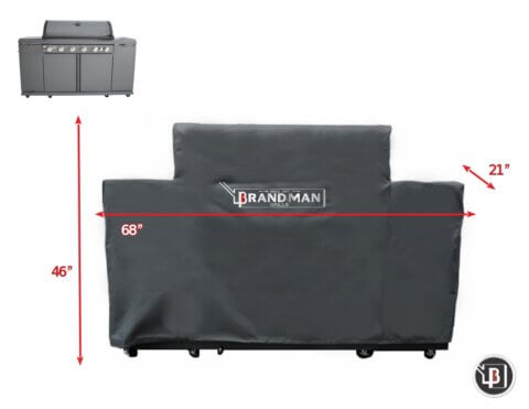 Brand-Man - For Rustler2 - 6 Burner Grill Cover - RUSTLER6COV