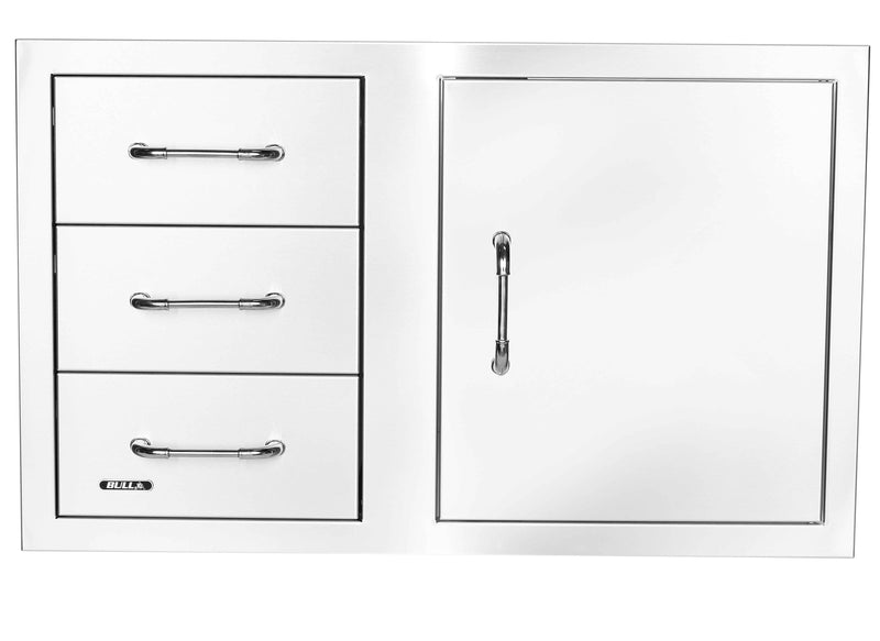 Bull 38" 3 Drawer Door Combo w/ Reveal - 25920