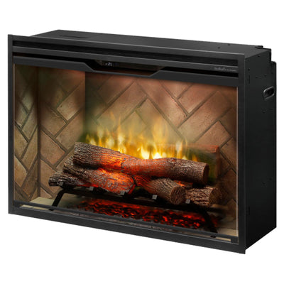 Dimplex Revillusion 36-inch Built-in Firebox with Glass Pane and Plug Kit (RBF36-FG)