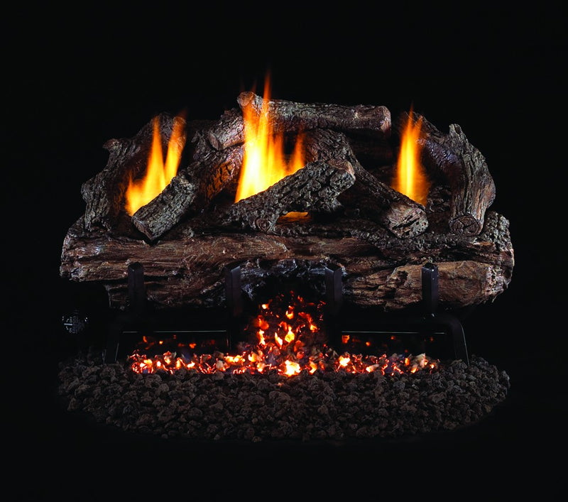 Peterson Gas Logs Charred Aged Split 24" Vf Logs Only - CHAS24