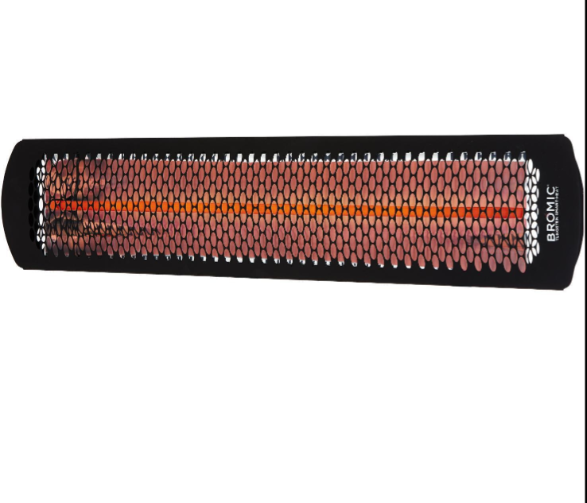 Bromic Heating Tungsten Smart-Heat 44-Inch 2000W Single Element 277V Electric Infrared Patio Heater - Black - BH0420040