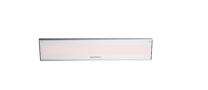 Bromic Heating Platinum Smart-Heat Series II 33-Inch 2300W 7,900 BTU 240V Electric Patio Heater - White - BH0320007