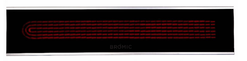 Bromic Heating Platinum Smart-Heat Marine Grade 33-Inch 2300W Dual Element 240V Electric Infrared Heater - Black - BH0320015