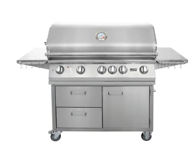 Lion 53861 + 90823 Natural Gas with Cover and Double Side Burner - PCKG2-53861 + 90823