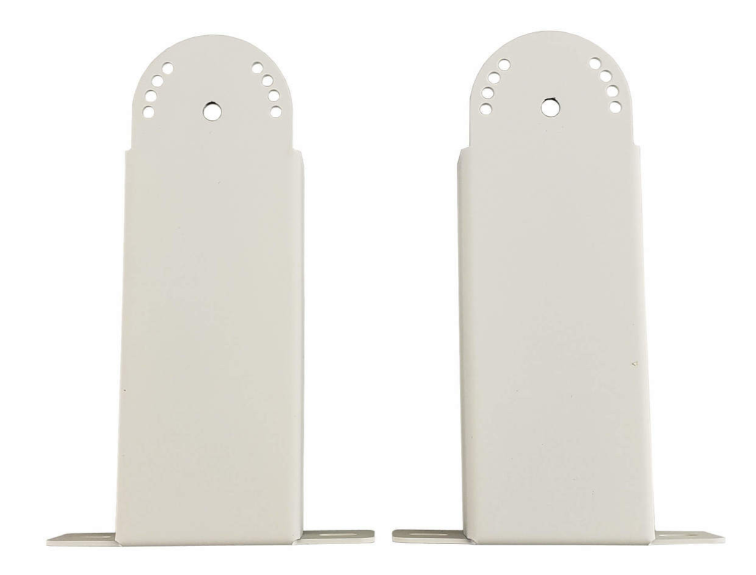 Bromic Heating - Long Mounting Bracket Pair for White Bromic Tungsten Electric Heaters - BH8180022