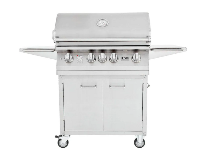 Lion 53621 + 75623 Natural Gas with Cover and Double Side Burner - PCKG2-53621 + 75623