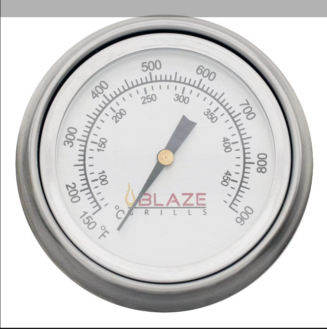 Blaze Analog Temperature Gauge W/ Bezel & Cover Plate - BLZ-32-089