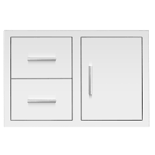 Summerset 33" 2-Drawer And Access Door Combo With Hidden Hinge - Masonry Frame - DC2-33M