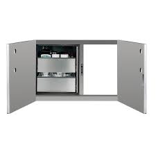 Summerset 36" 2-Drawer Dry Storage Pantry & Access Door Combo - DP-36AC