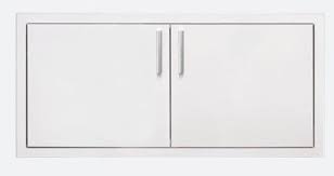 Summerset 36" 2-Drawer Dry Storage Pantry & Enclosed Cabinet Combo - DP-36DC