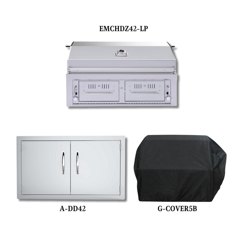Sunstone EMCHDZ42 LP Package with Double Access Door and Cover - EMCHDZ42LP-PCKG1
