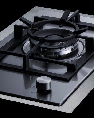 Summit 15" Wide 1 Burner Gas Cooktop In Stainless Steel - GCJ1SSTK15