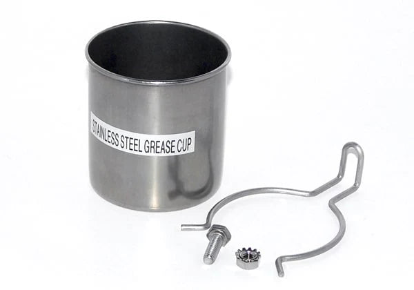 MHP Gas Grill Stainless Steel Round 3" Diameter Grease Cup- GGGC