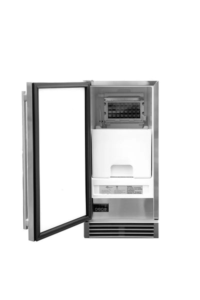 Summerset 15" Ul Outdoor Rated Ice Maker W/Stainless Door - 50 Lb. Capacity - IM-15