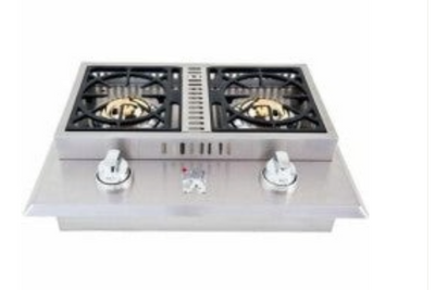 Lion 65625 Liquid Propane Gas with Cover and Double Side Burner - PCKG2-65625