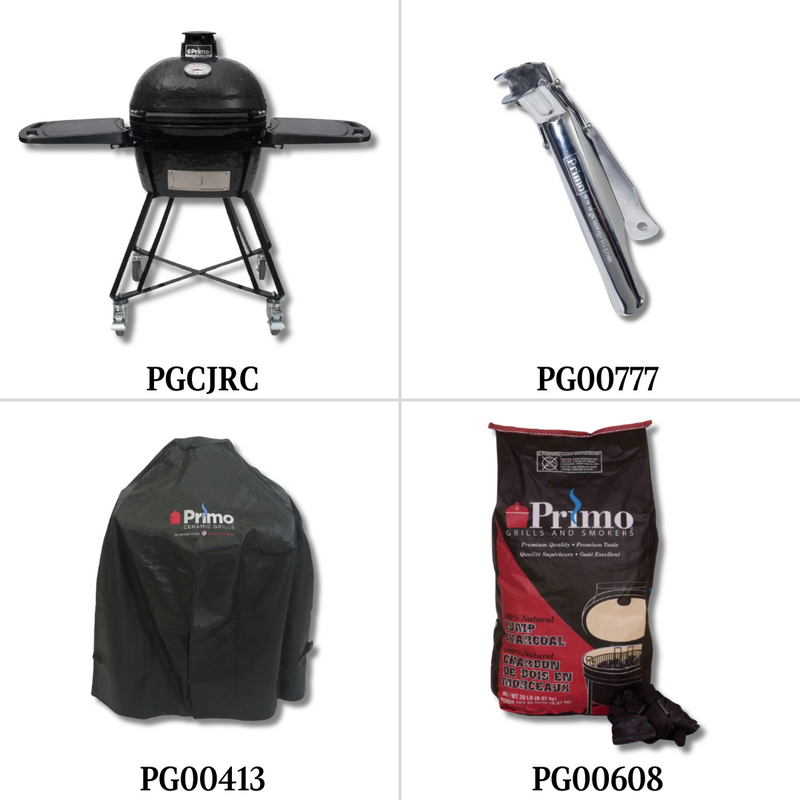 Primo PGCJRC with Power Side Burner, Cover and Double Access Door - PCKG1-PGCJRC