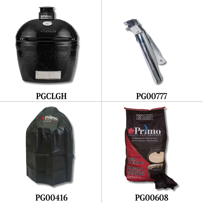 Primo PGCLGH with Double Side Burner, Cover and Single Access Door - PCKG1-PGCLGH