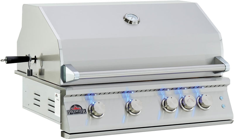 Premium Built-In 4 Burner Stainless Steel Bbq Grill Eloquence - 32BQR-Eloquence