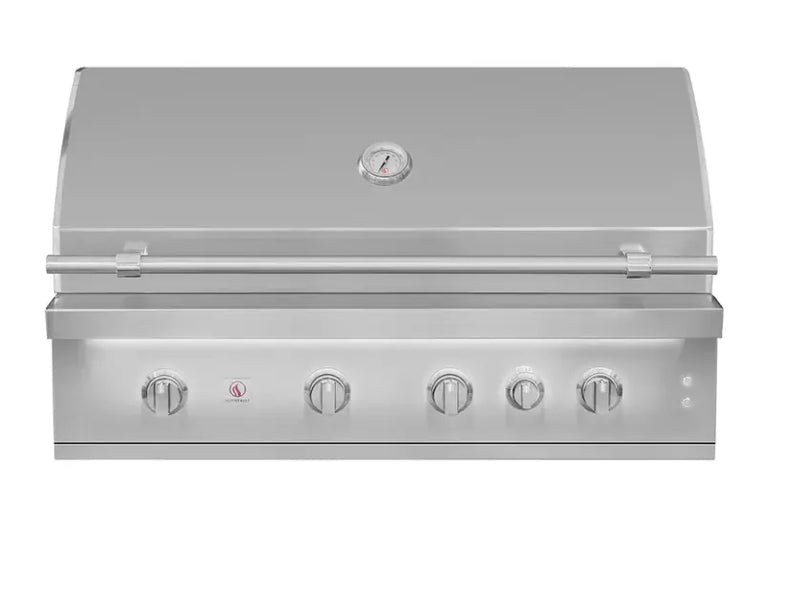 Summerset 42" Quest Grill LP, 4 Burner, Rear Burner, 2 Pcs Warming Rack - QST42-LP