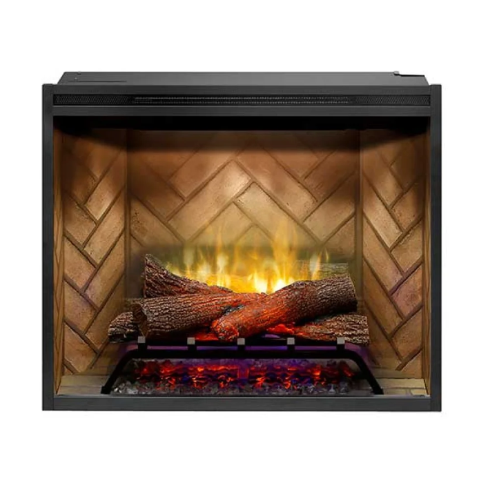 Dimplex Revillusion 30-inch Built-in Firebox with Glass Pane and Plug Kit- RBF30-FG