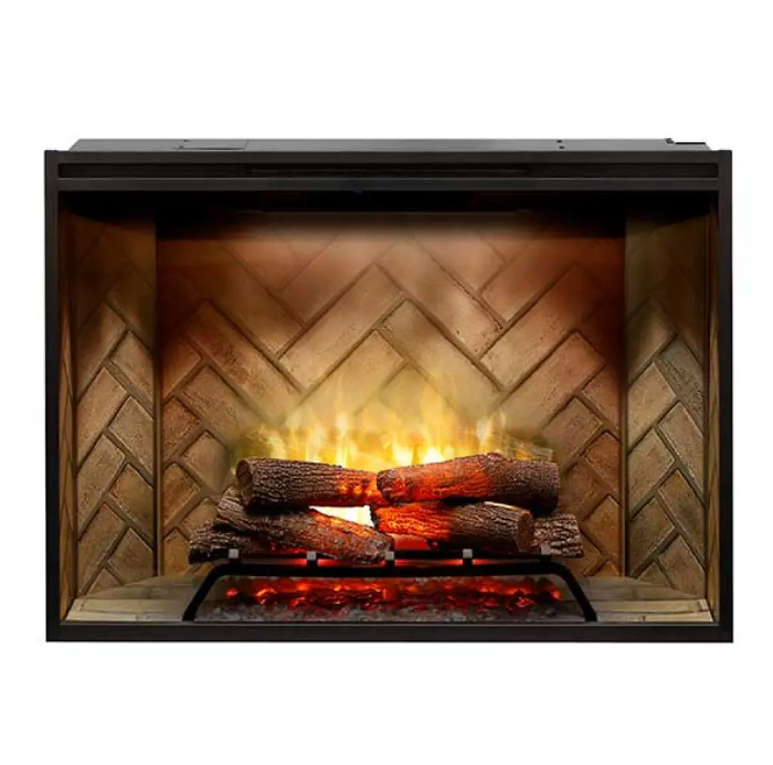 Dimplex Revillusion 42-inch Built-in Firebox with Glass Pane and Plug Kit- RBF42-FG