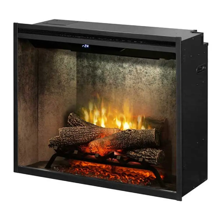 Dimplex Revillusion 42-inch Built-in Firebox with Glass Pane and Plug